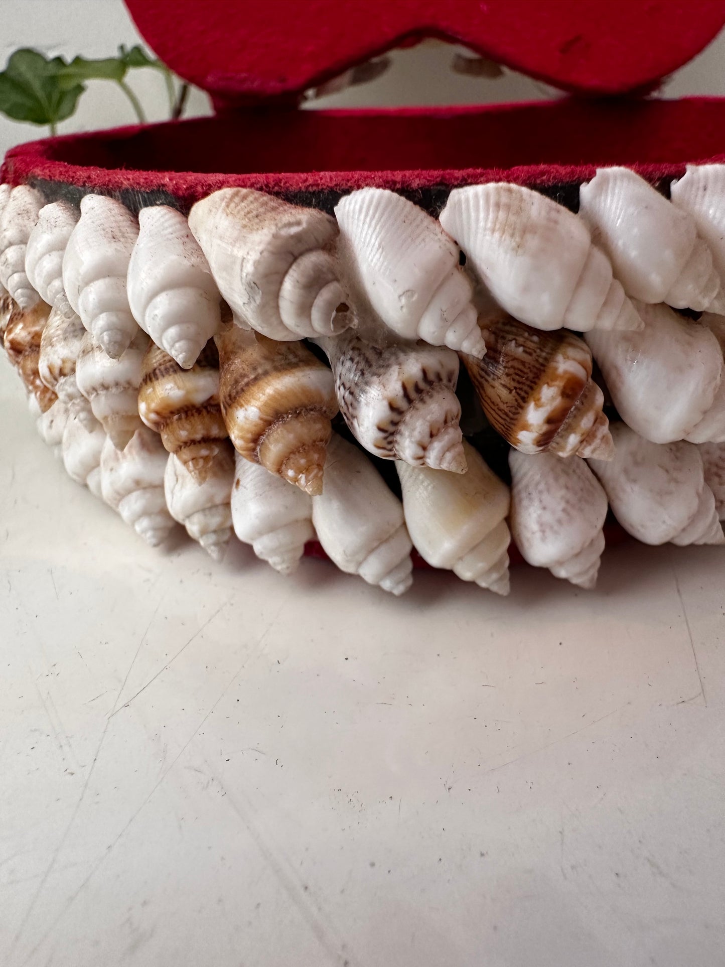 Sieradendoosje vintage met schelpjes