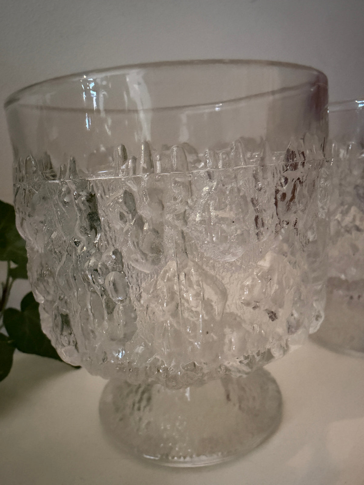 Walther Glass Ice Bark Coupe glazen