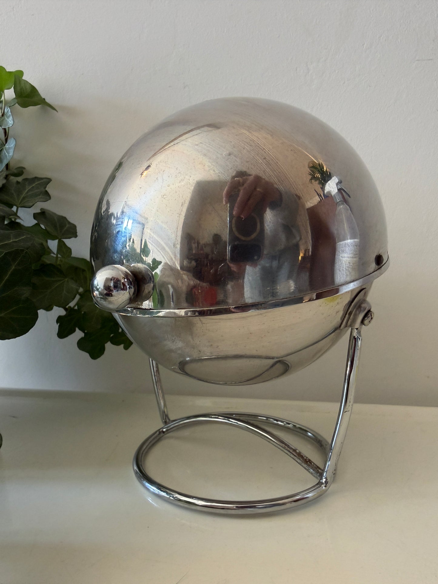 Chrome voorraadpot suikerpot