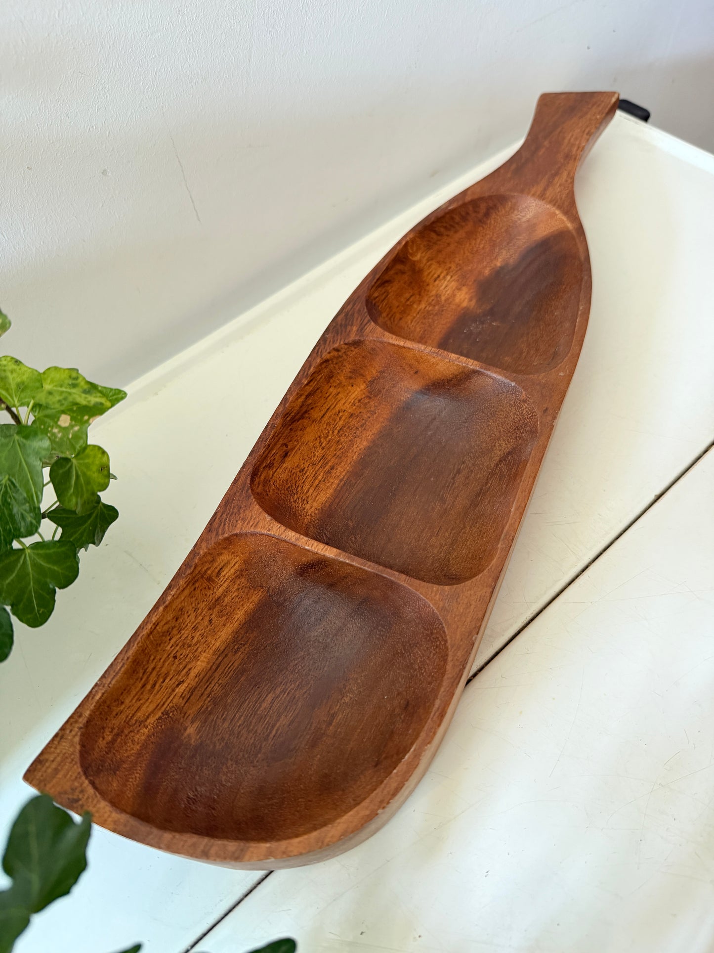 Teak houten Serveerschaal