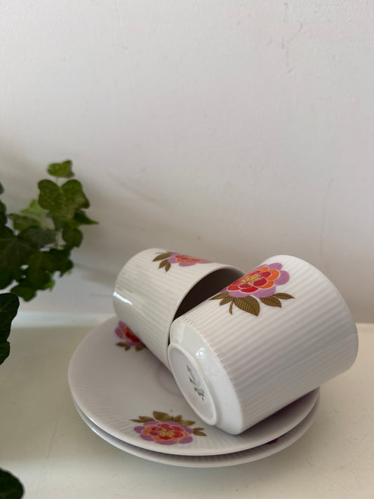 Set van 2 kop en schotels Winterling
