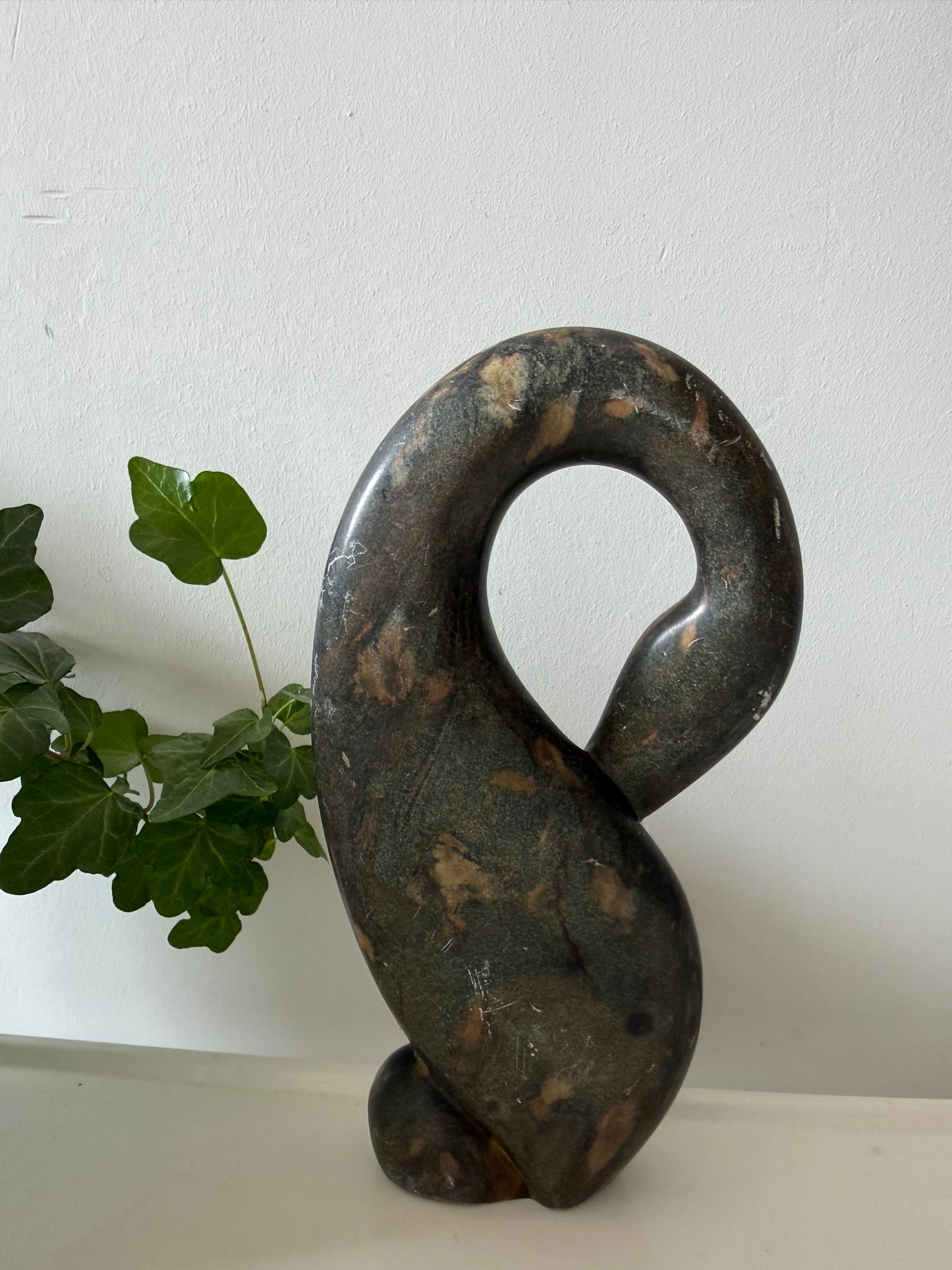 Mid Century spekstenen kraanvogel