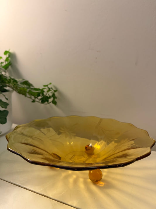 Art Deco serveerschaal op pootjes