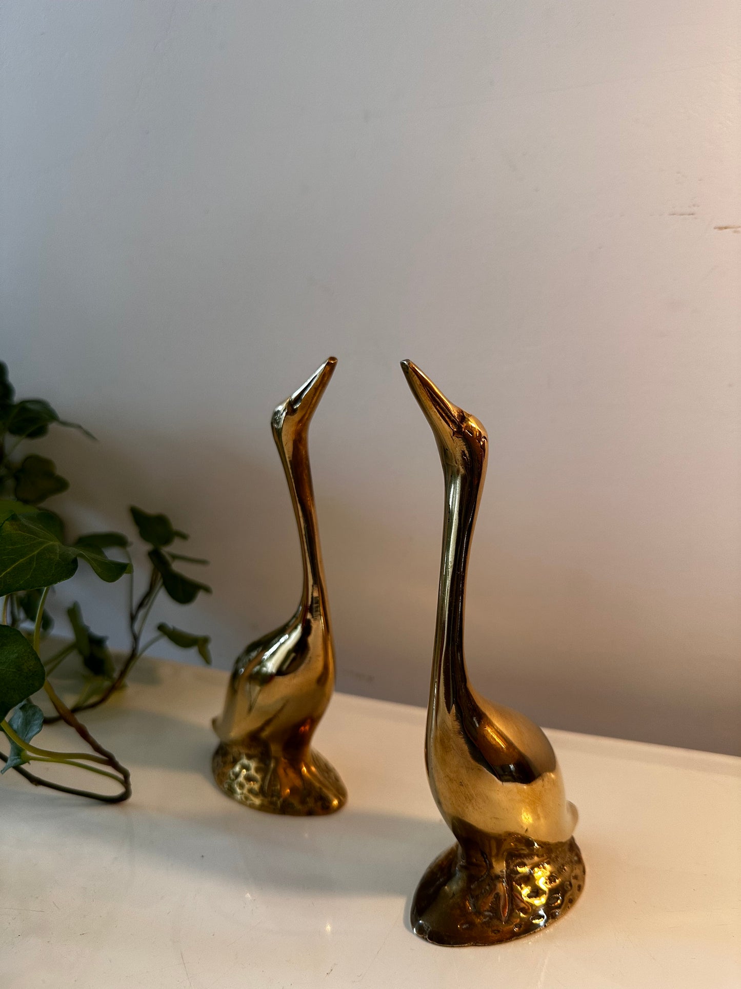 Messing zwaantjes vintage