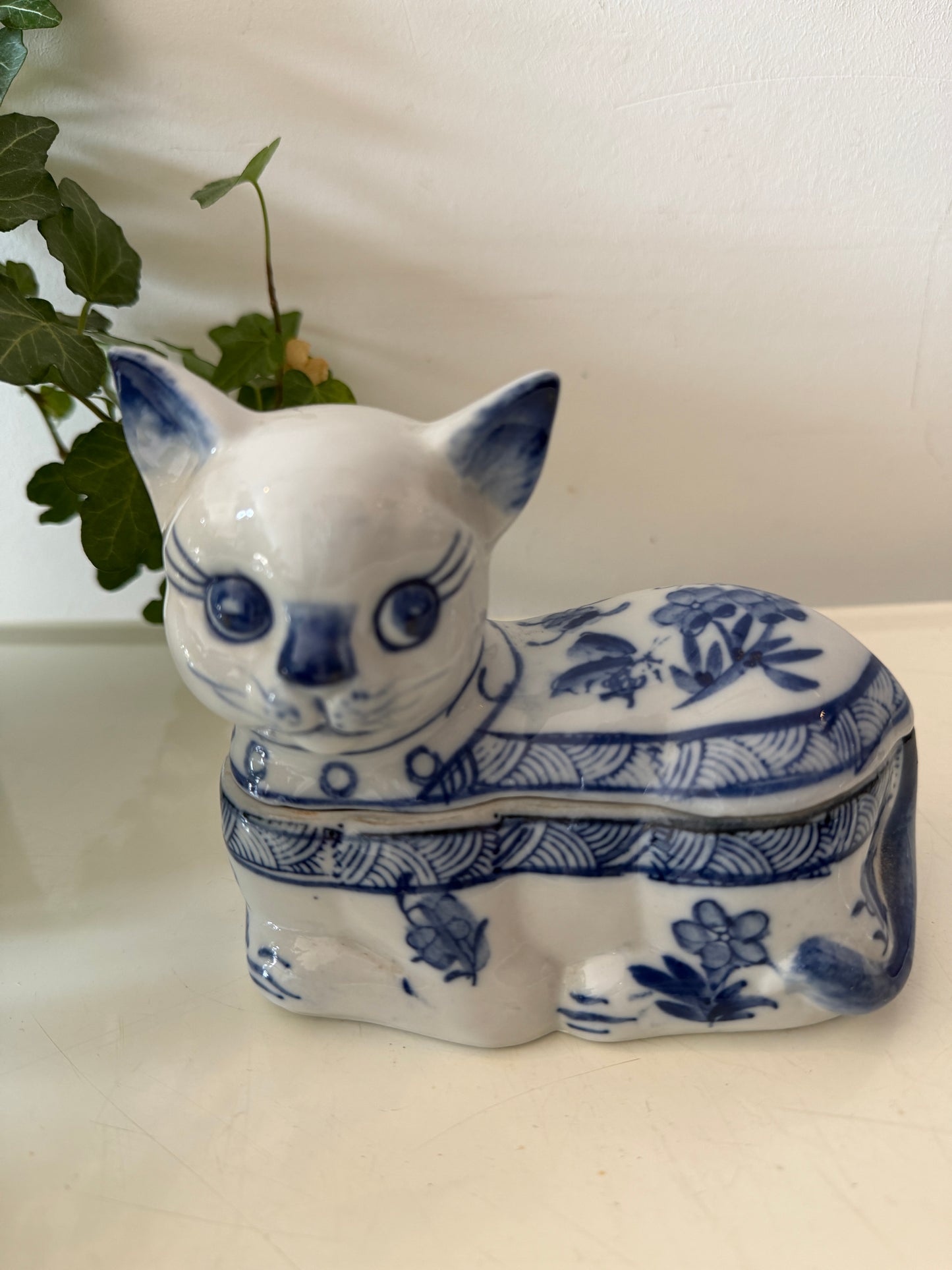 Keramieken katten doosje