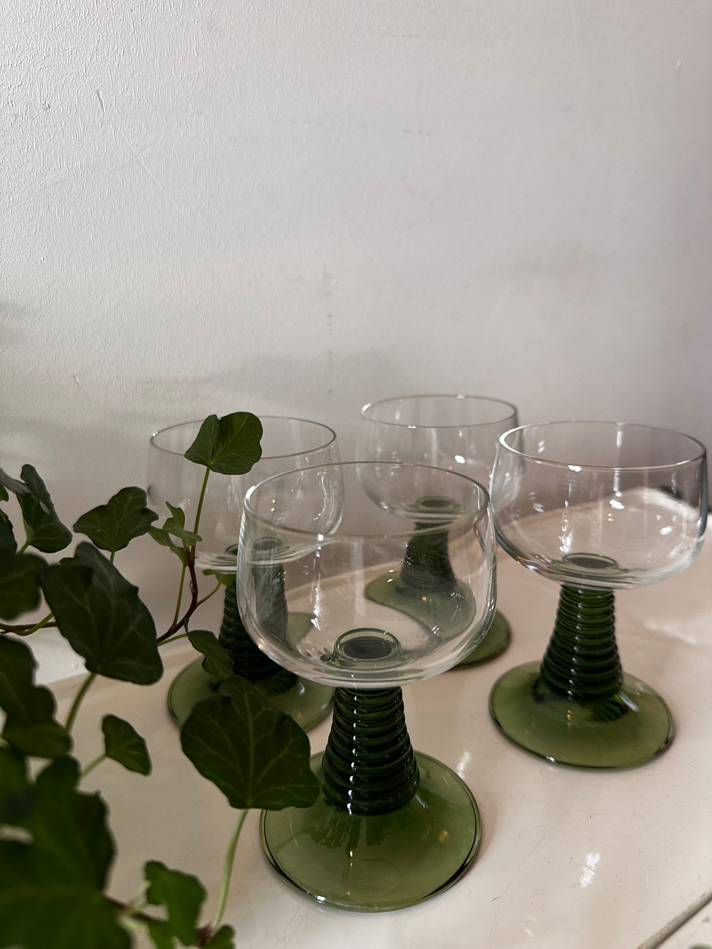 Set van 4 Roemer Moezel glazen