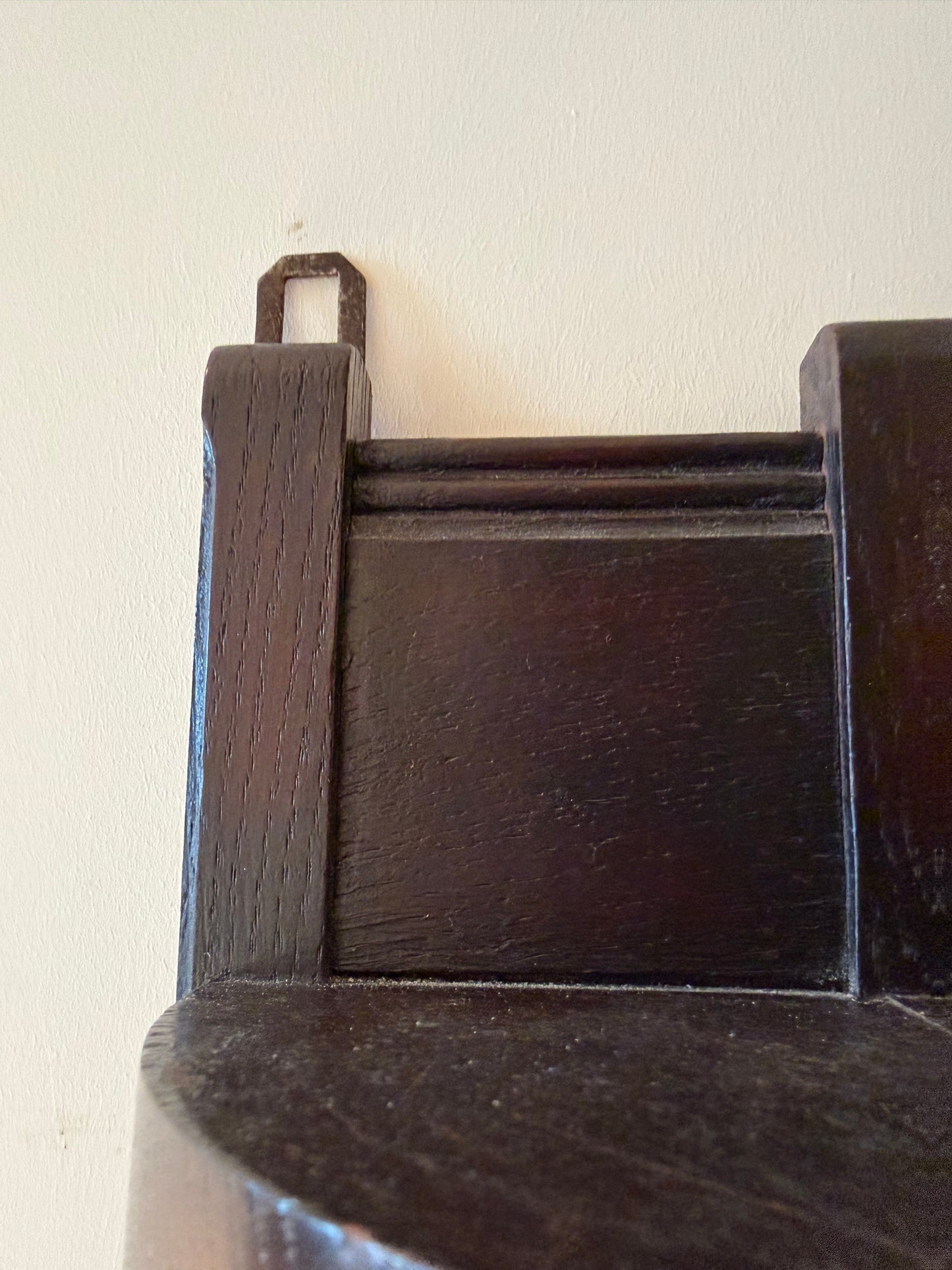 Wand vitrine kast vintage