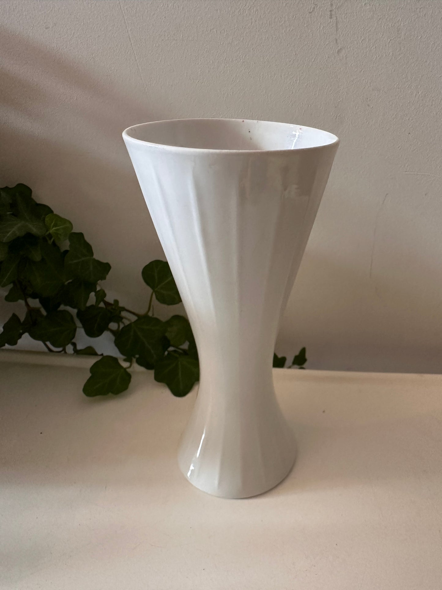 Wit porseleinen vaas Schumann