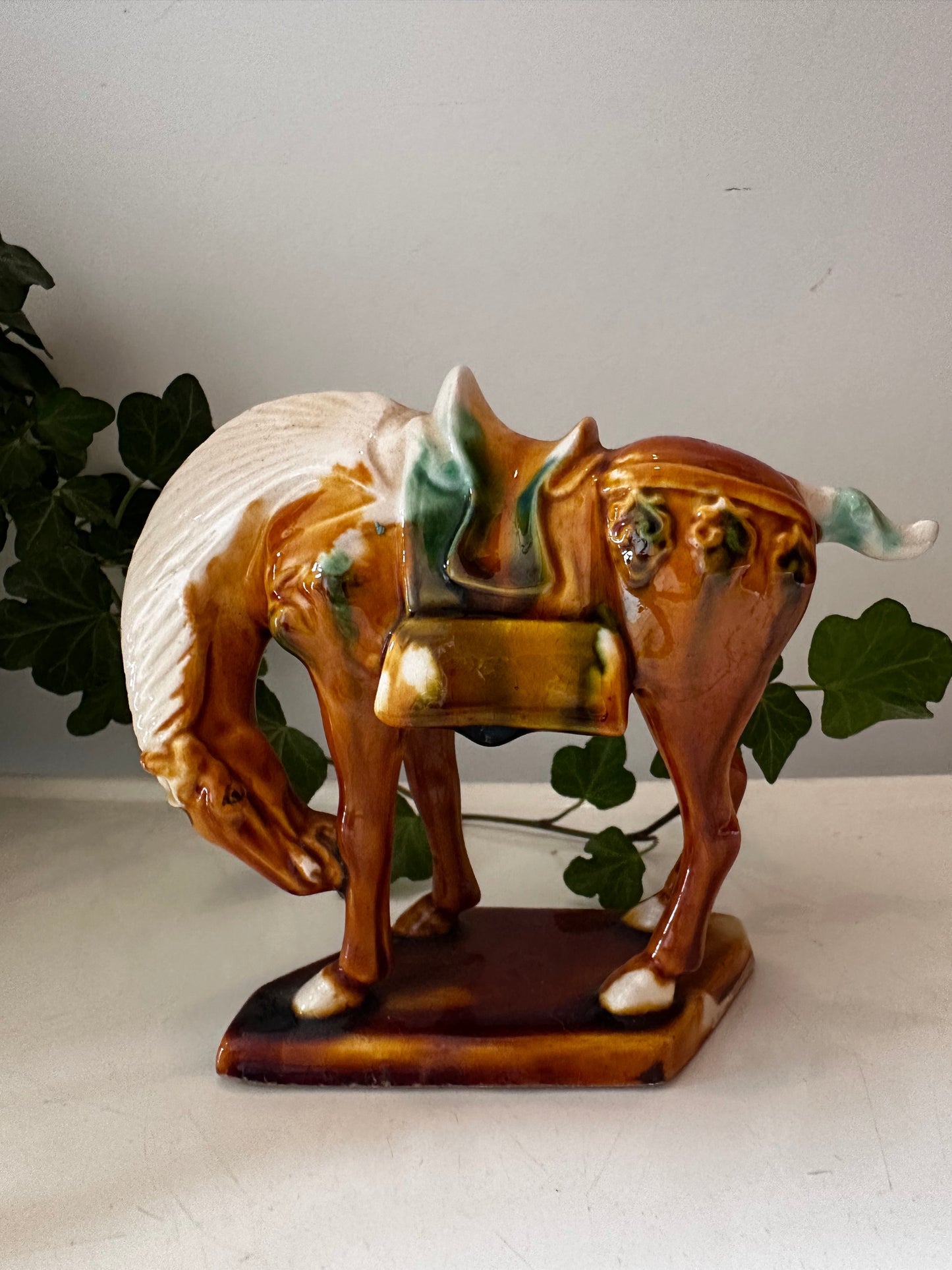 Vintage keramiek Japans paardje