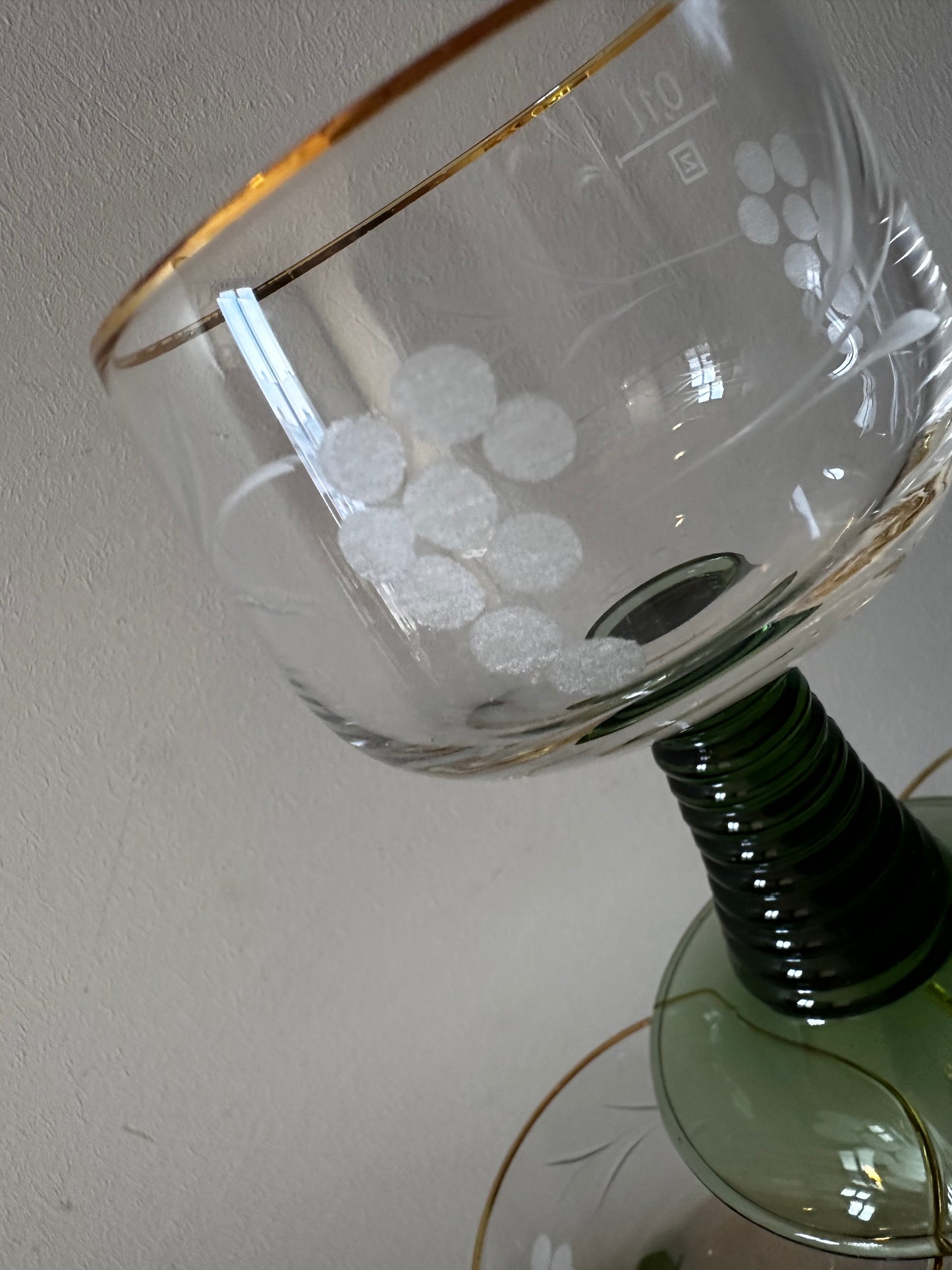 Set van 6 Roemer Moezel glazen