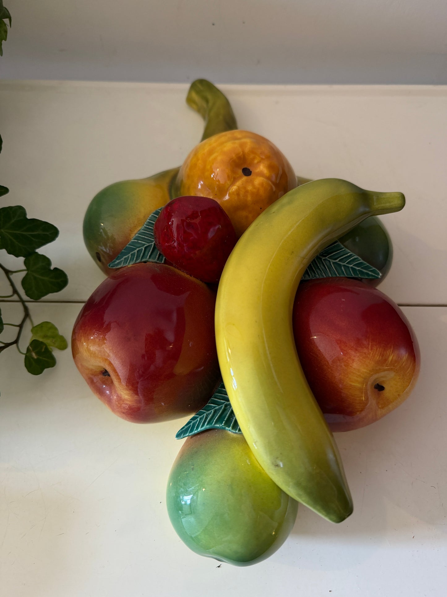 Keramieken wanddecoratie met fruit Italy