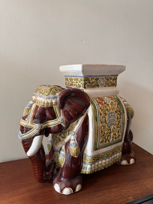 XL Plantentafel Olifant keramiek