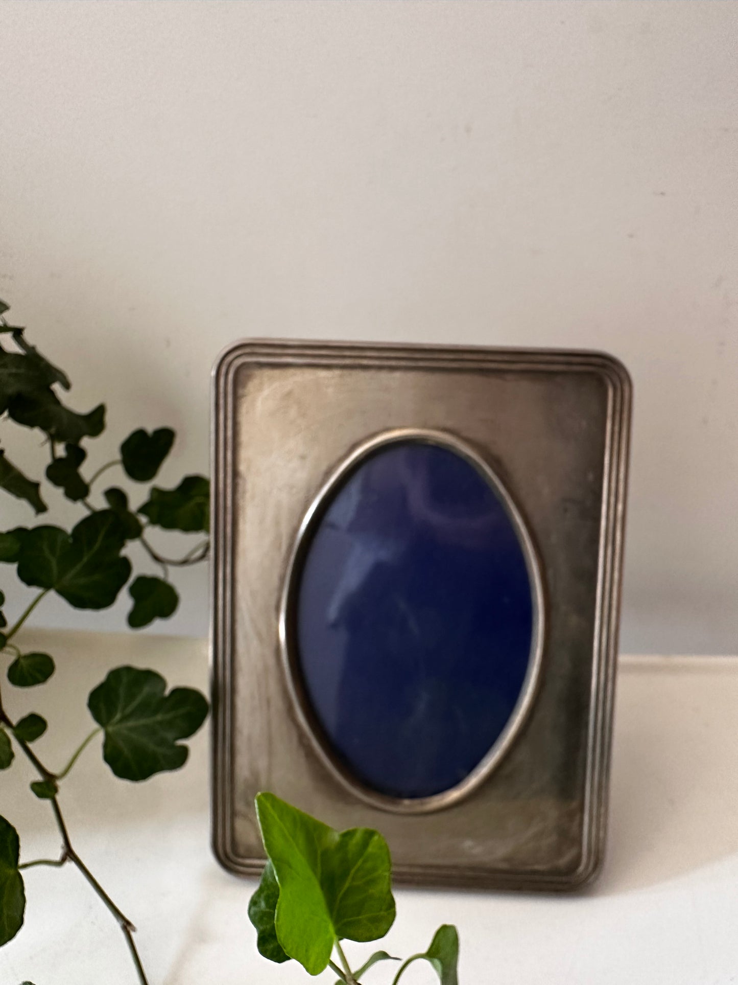 Vintage zilverkleurig fotolijstje