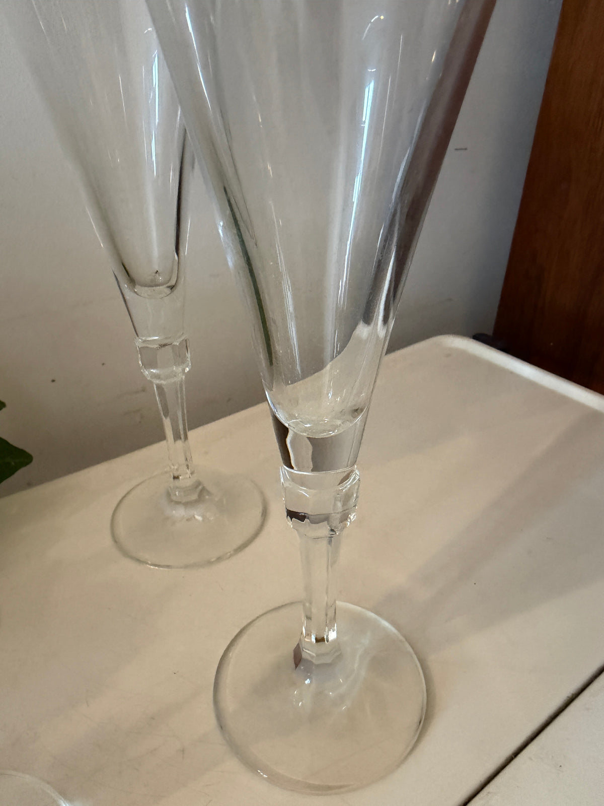 Art Deco Champagne flutes