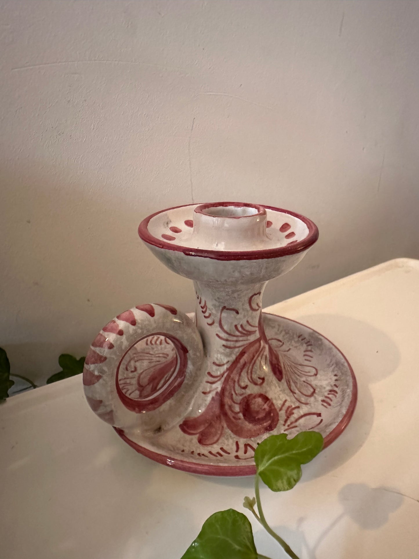 Italiaans keramieken kandelaar