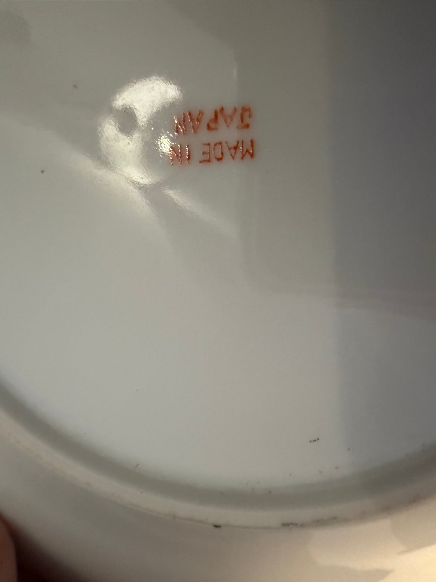 Set van 6 Japans porseleinen gebaksbordjes