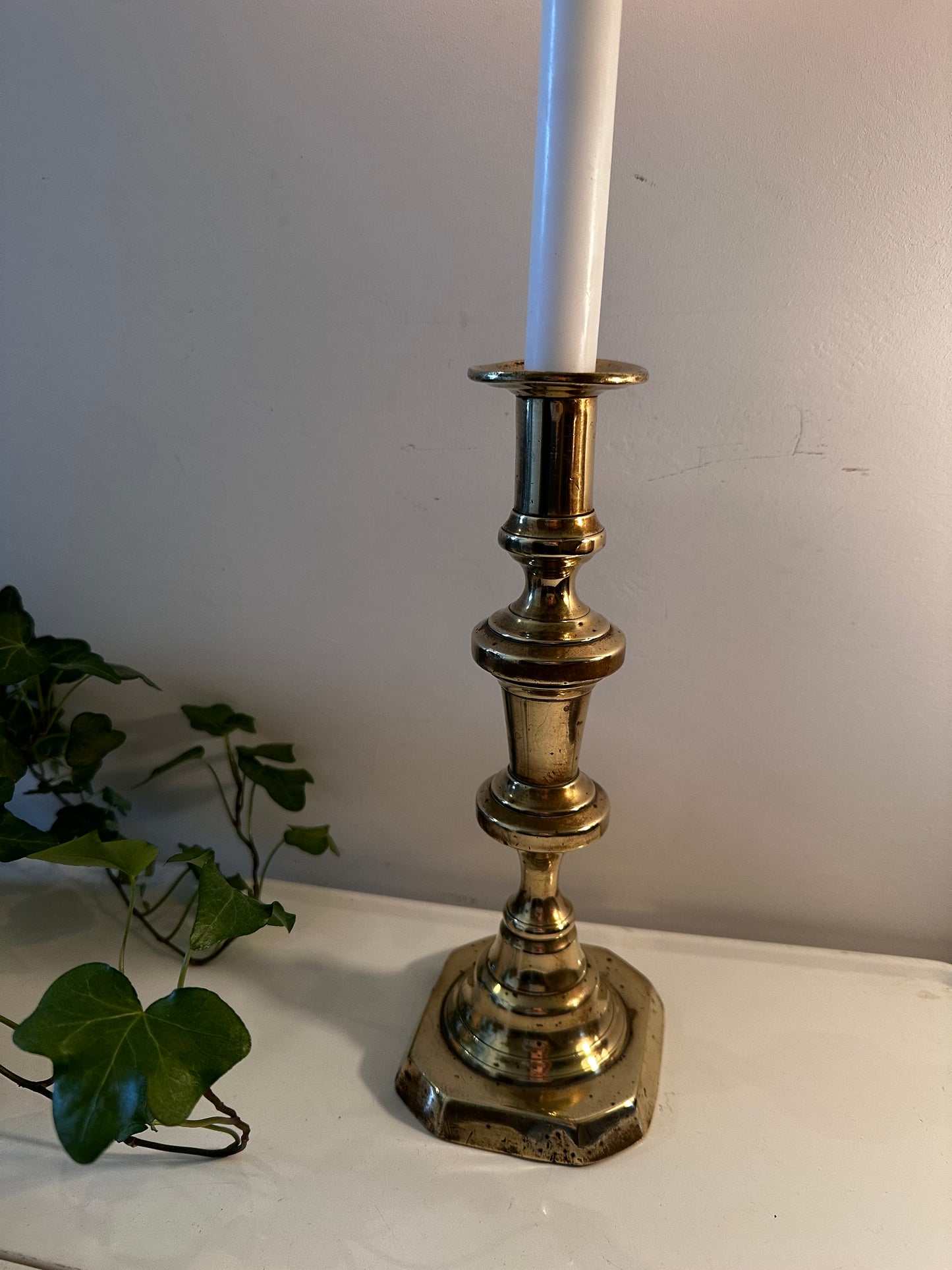 Messing vintage kandelaar