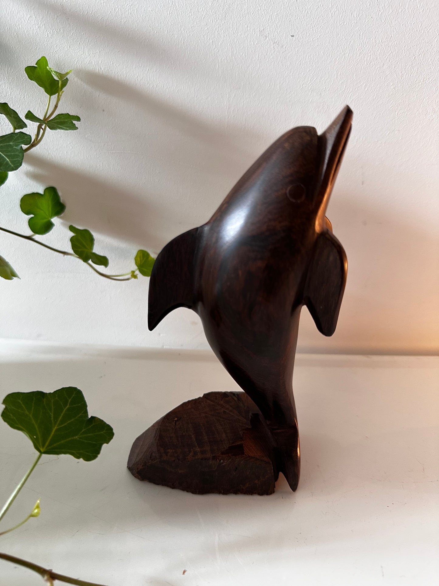 Mid Century boekensteun dolfijn vintage