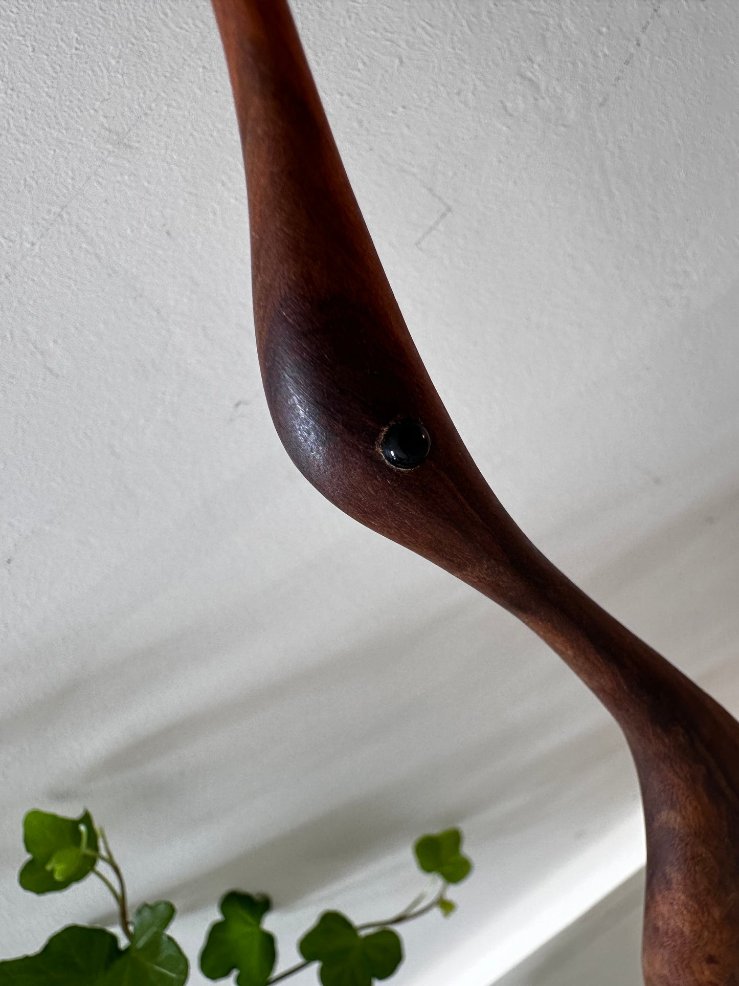 Mid Century teak houten kraanvogel