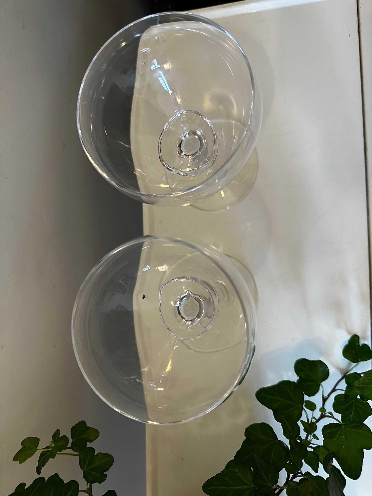Set van 2 coupe champagne glazen