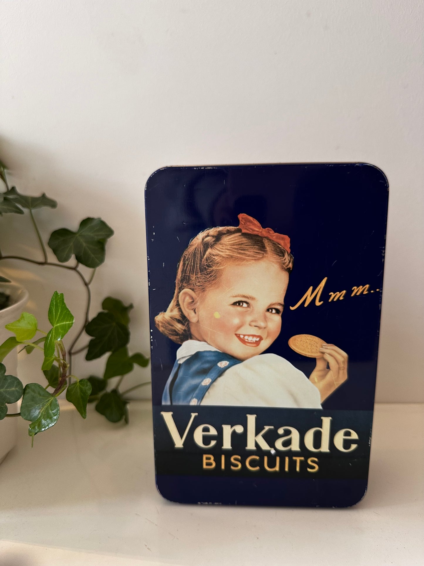 Verkade bewaarblik koektrommel