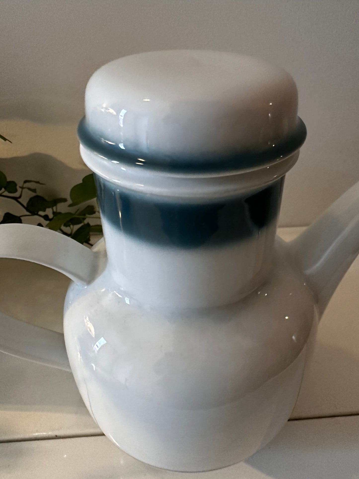 Retro jaren 70 porseleinen theepot Melitta