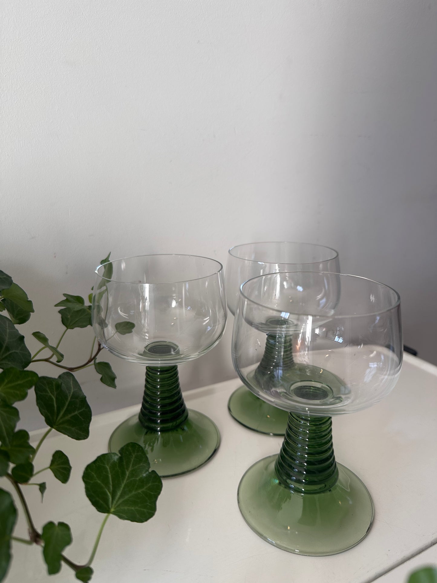 Set van 3 Roemer Moezel glazen
