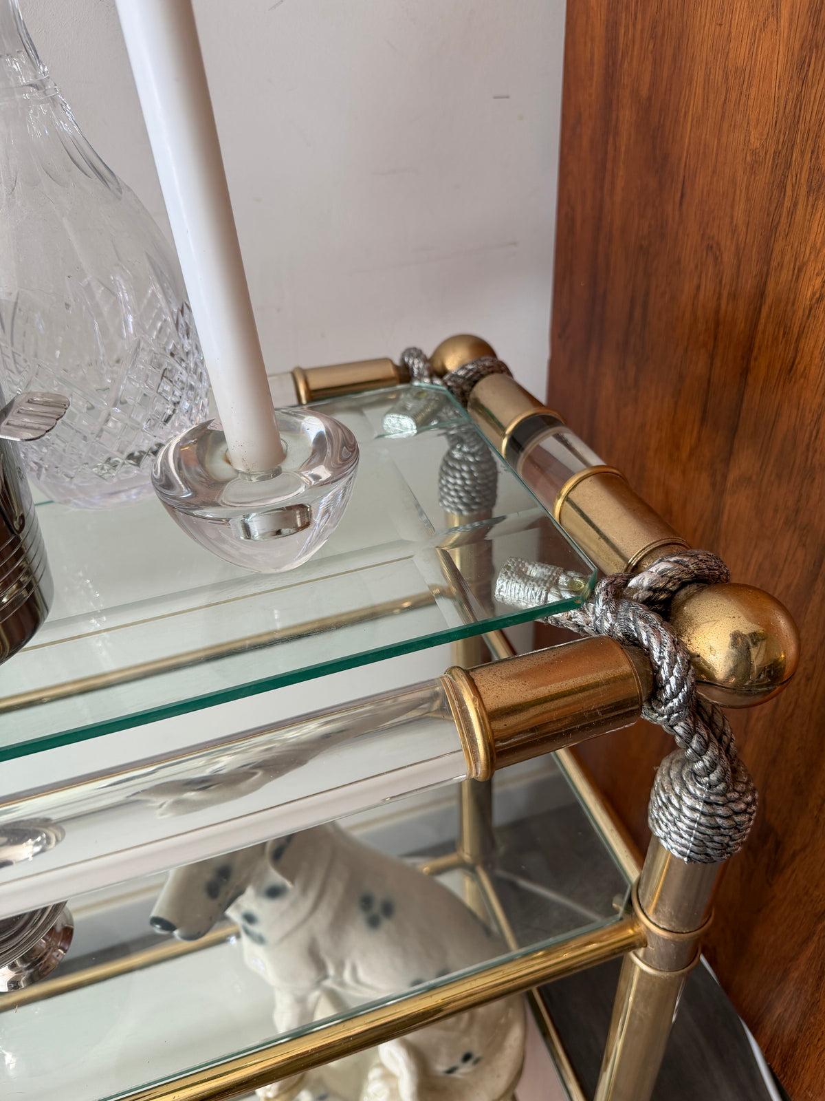Hollywood Regency sidetable / bar console