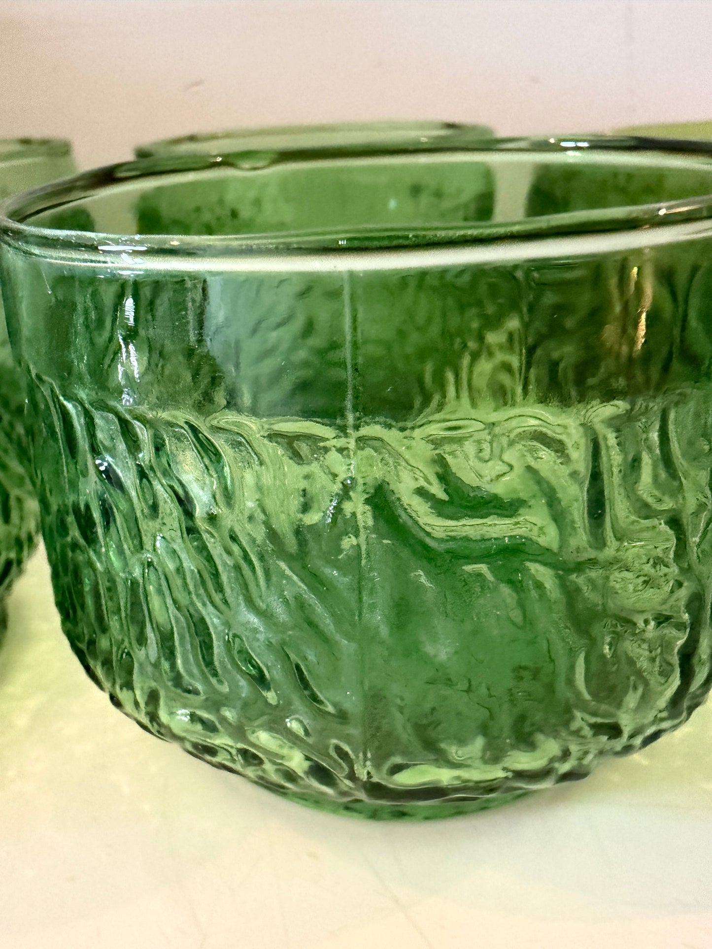 Set van 6 glazen / coupes Italiaans glaswerk