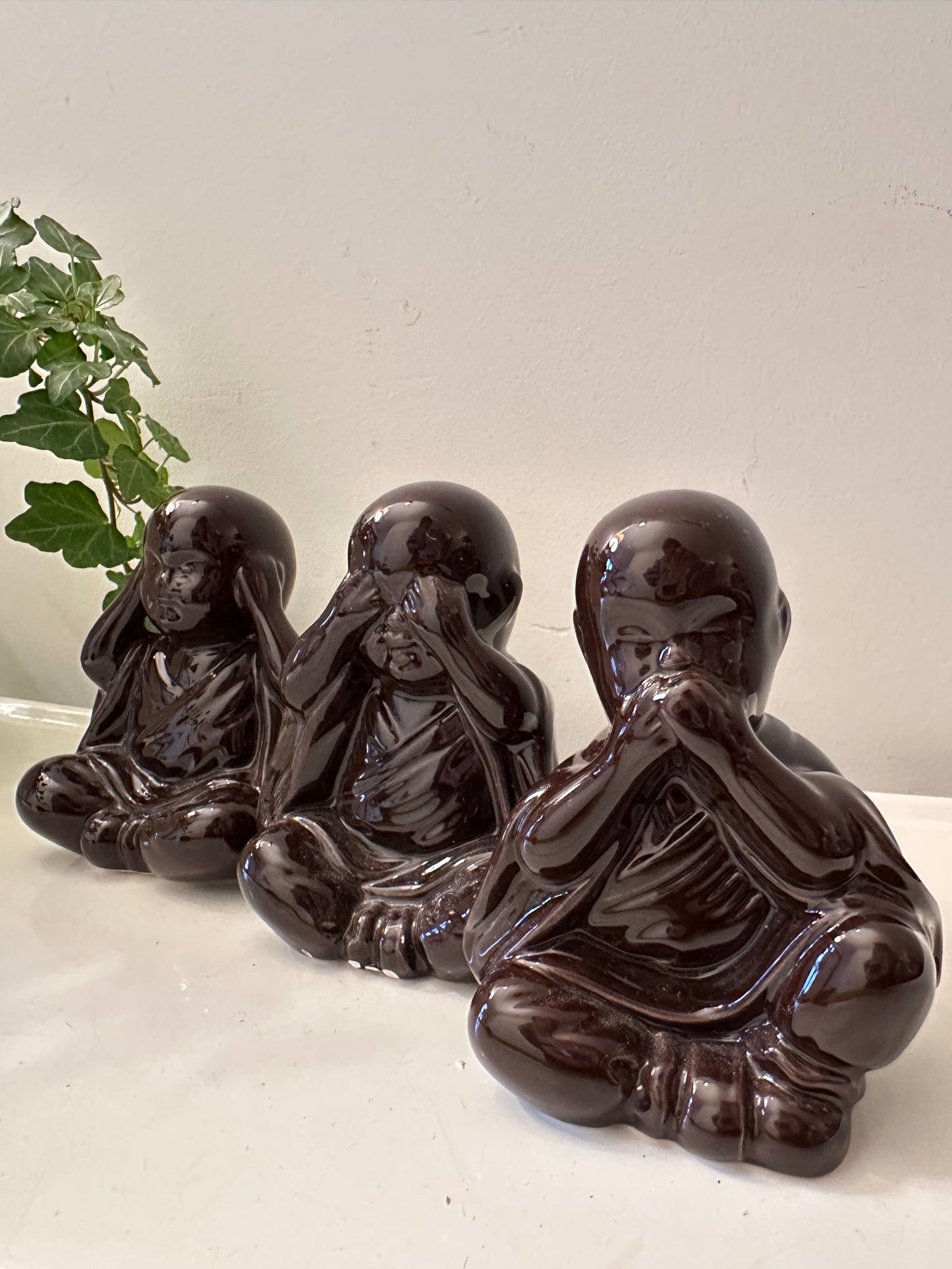 Set van 3 horen zien en zwijgen beeldjes