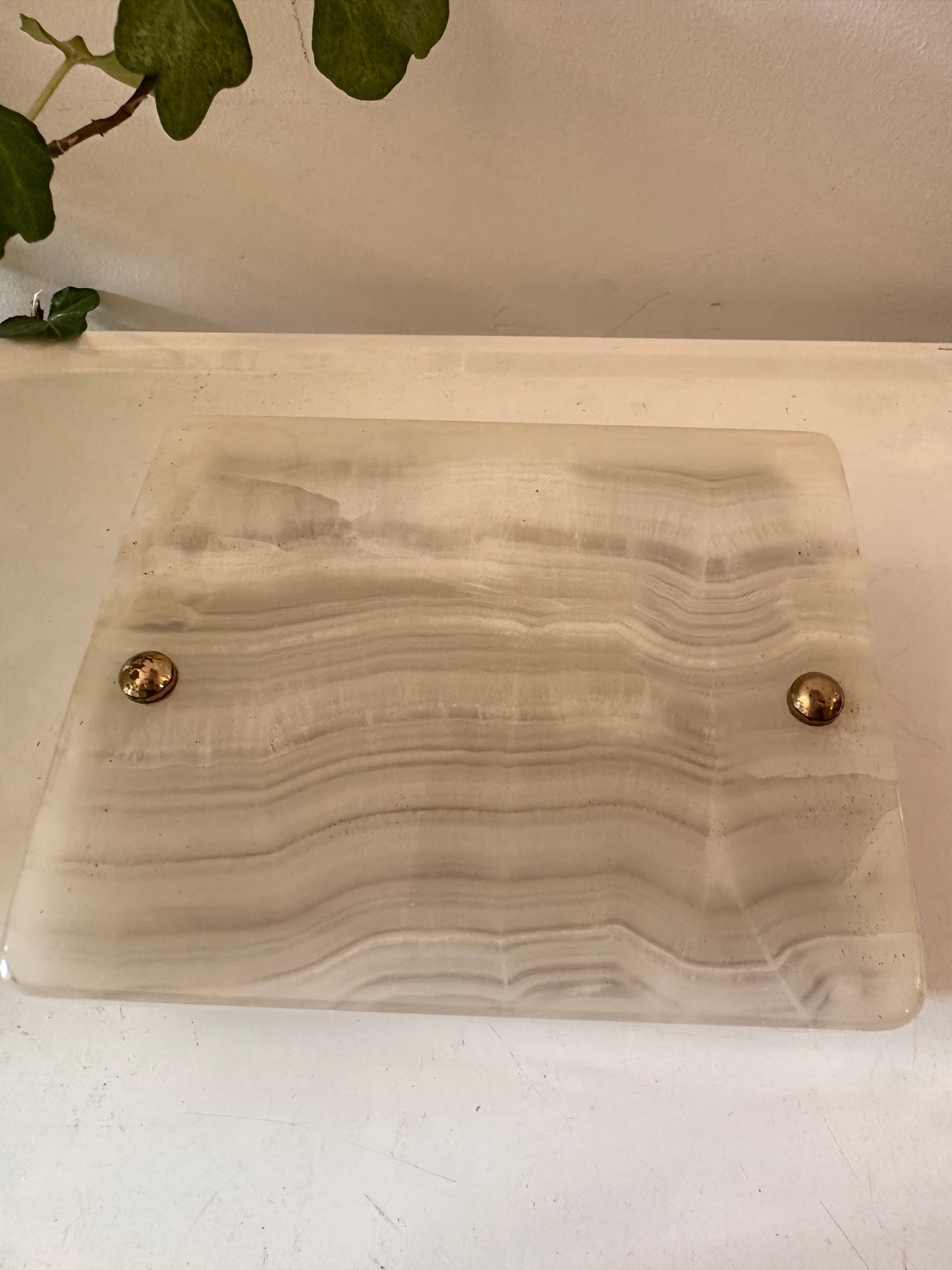 Onyx bewaardoosje oorspronkelijk sigaretten doosje