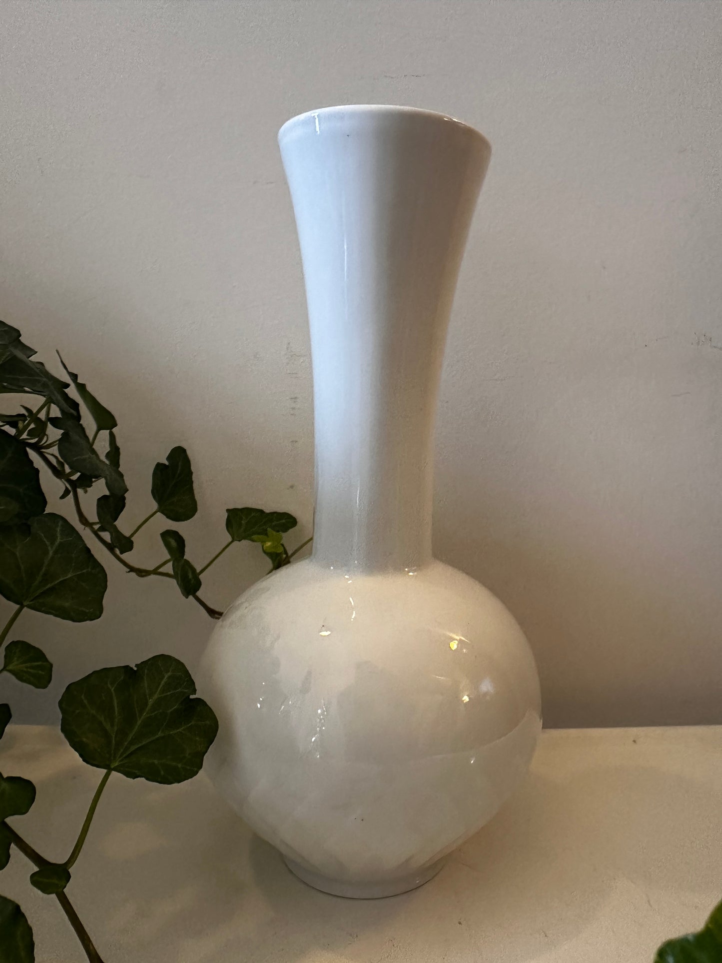 Wit porseleinen Arzberg vaas