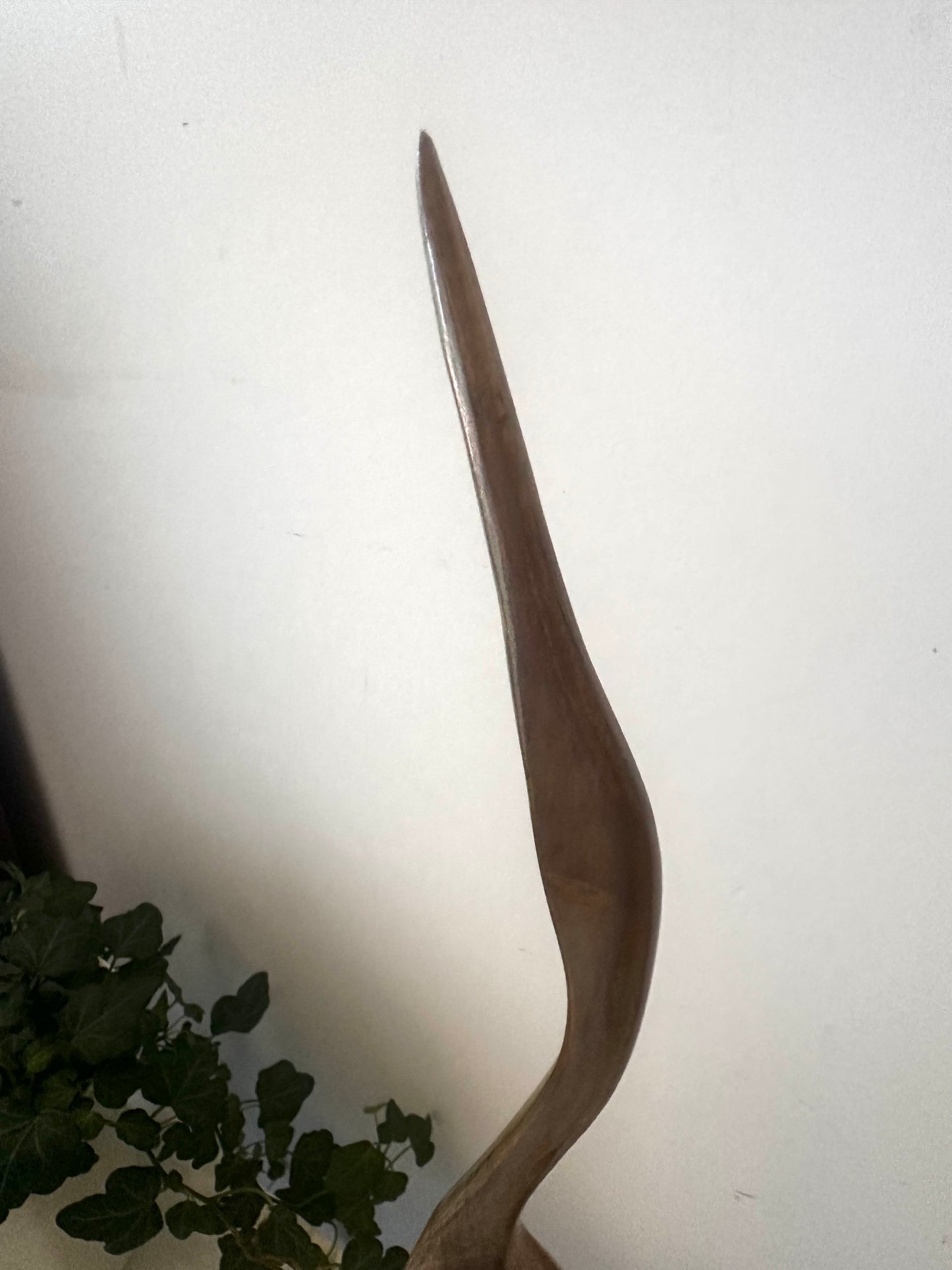 Mid Century houten kraanvogel