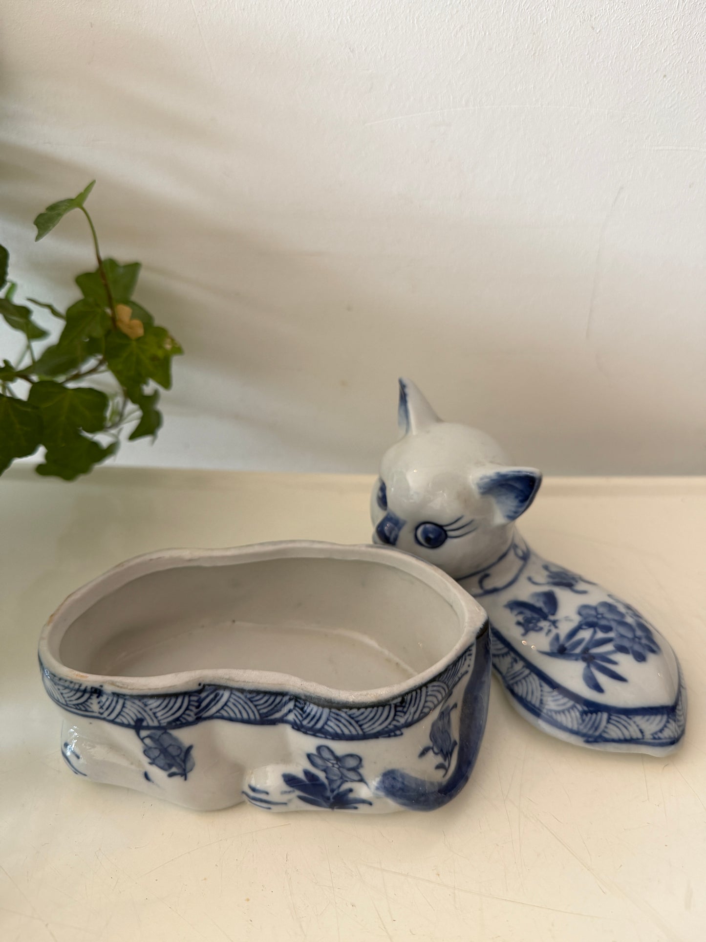 Keramieken katten doosje