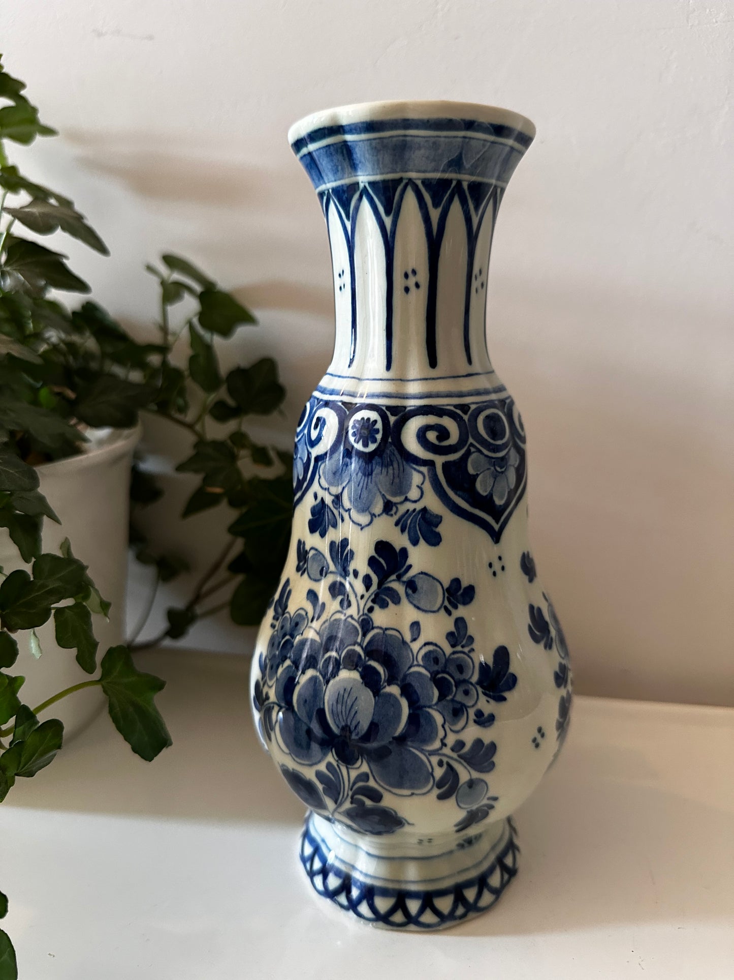 Delftsblauw vintage vaas