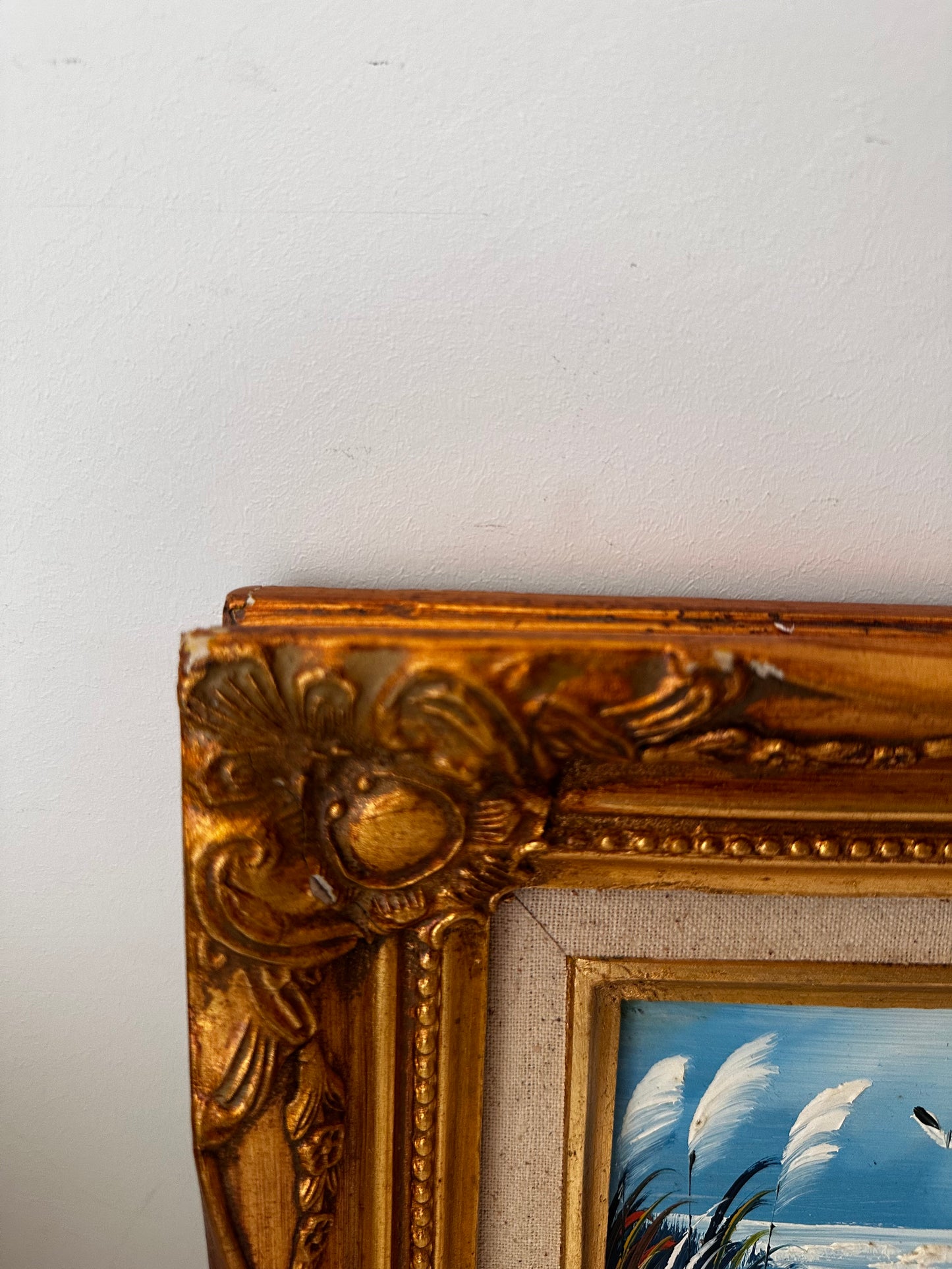 Barok lijstje met schilderijtje