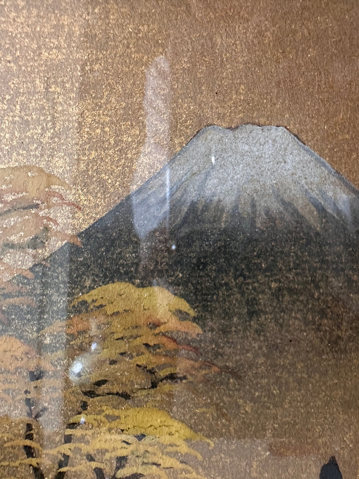 Japanse prent in vintage lijst