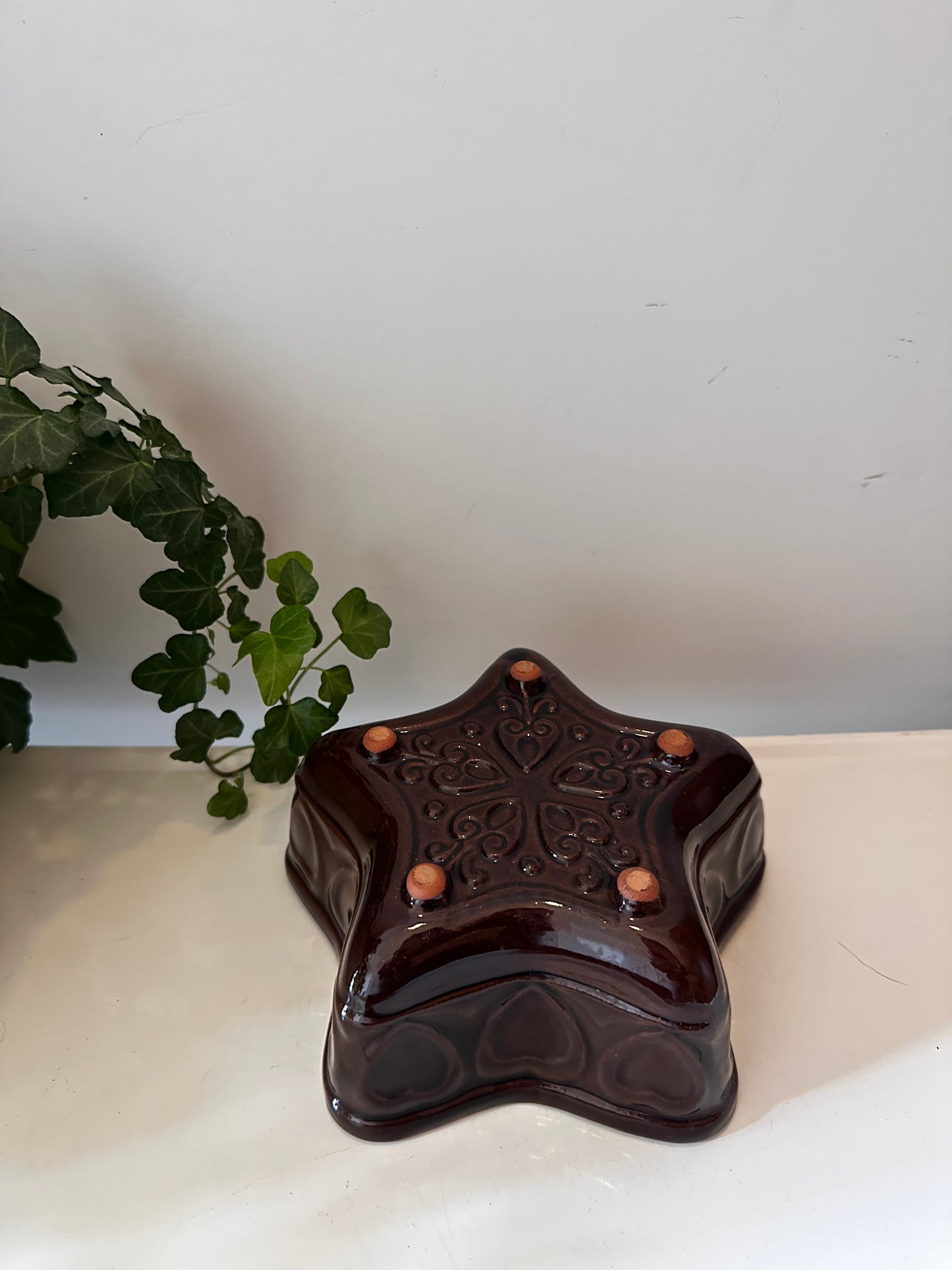 Bakvorm keramiek vintage stervormige