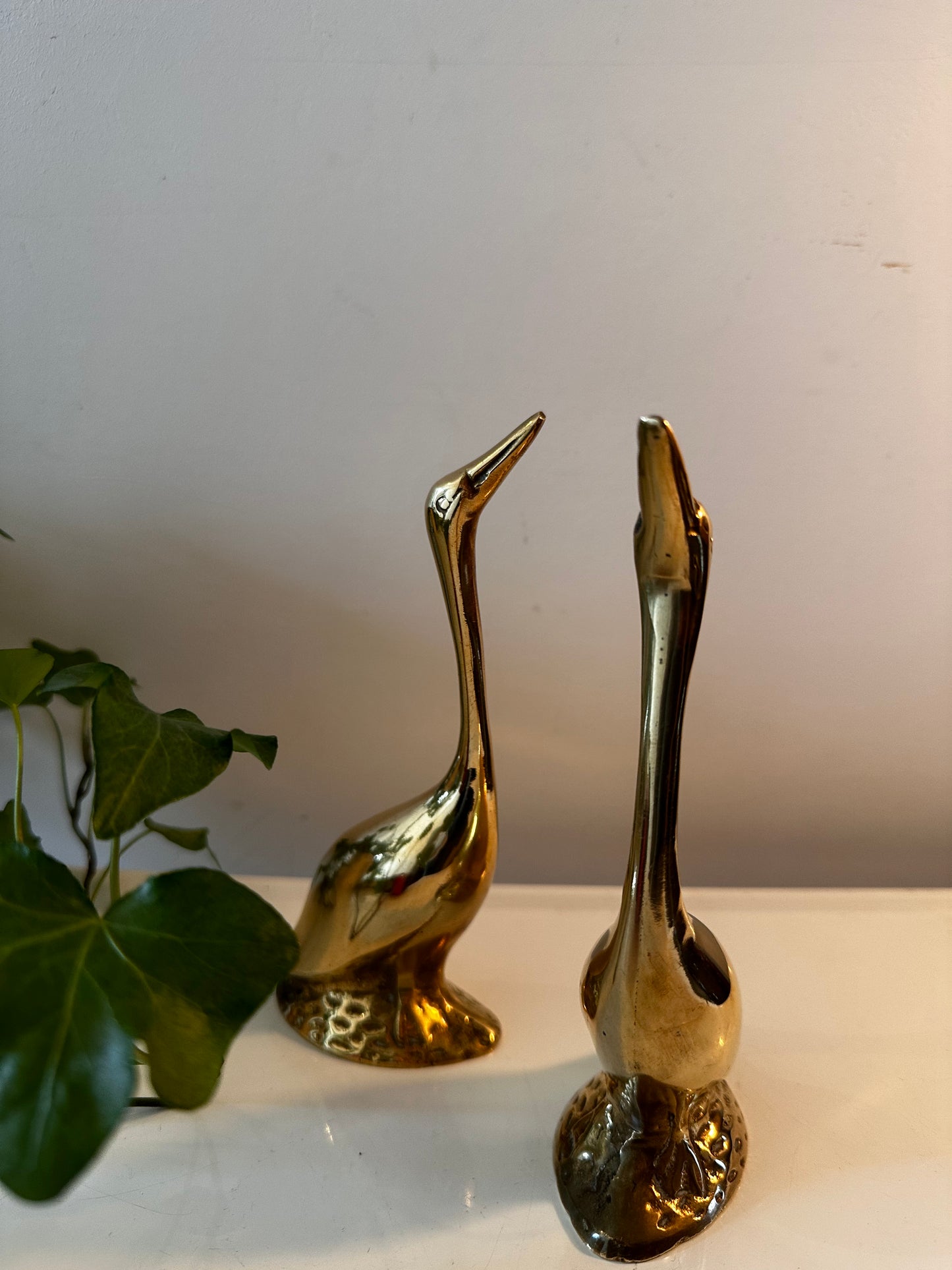 Messing zwaantjes vintage