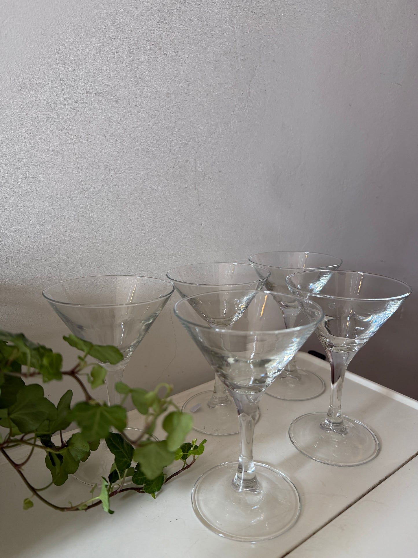 Set van 5 luminarc Martini glazen