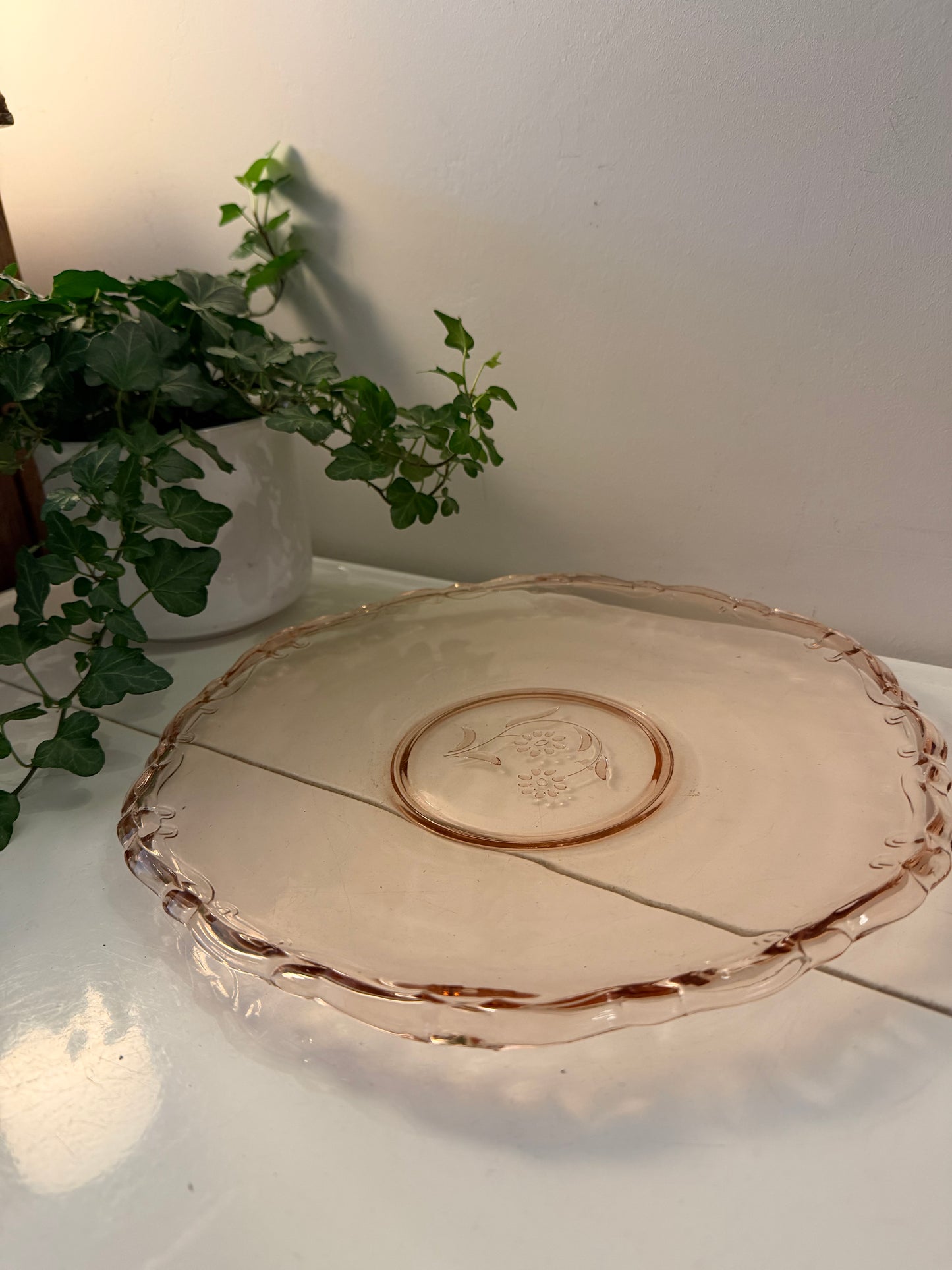 Art Deco persglazen schaal