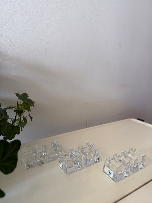 Set van 6 messenleggers lindshammar