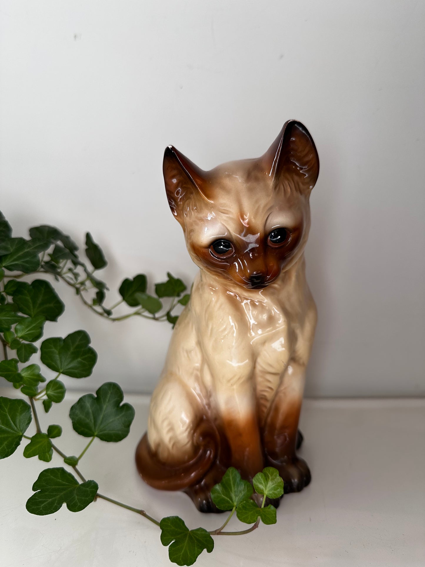 Porseleinen kat jaren 70 uit Italië