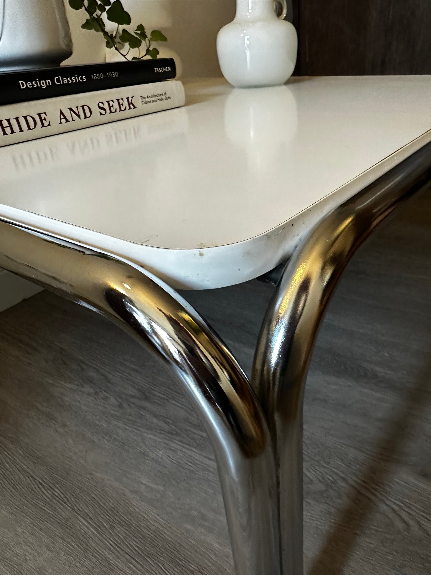 Salontafel buizenframe jaren 70/80