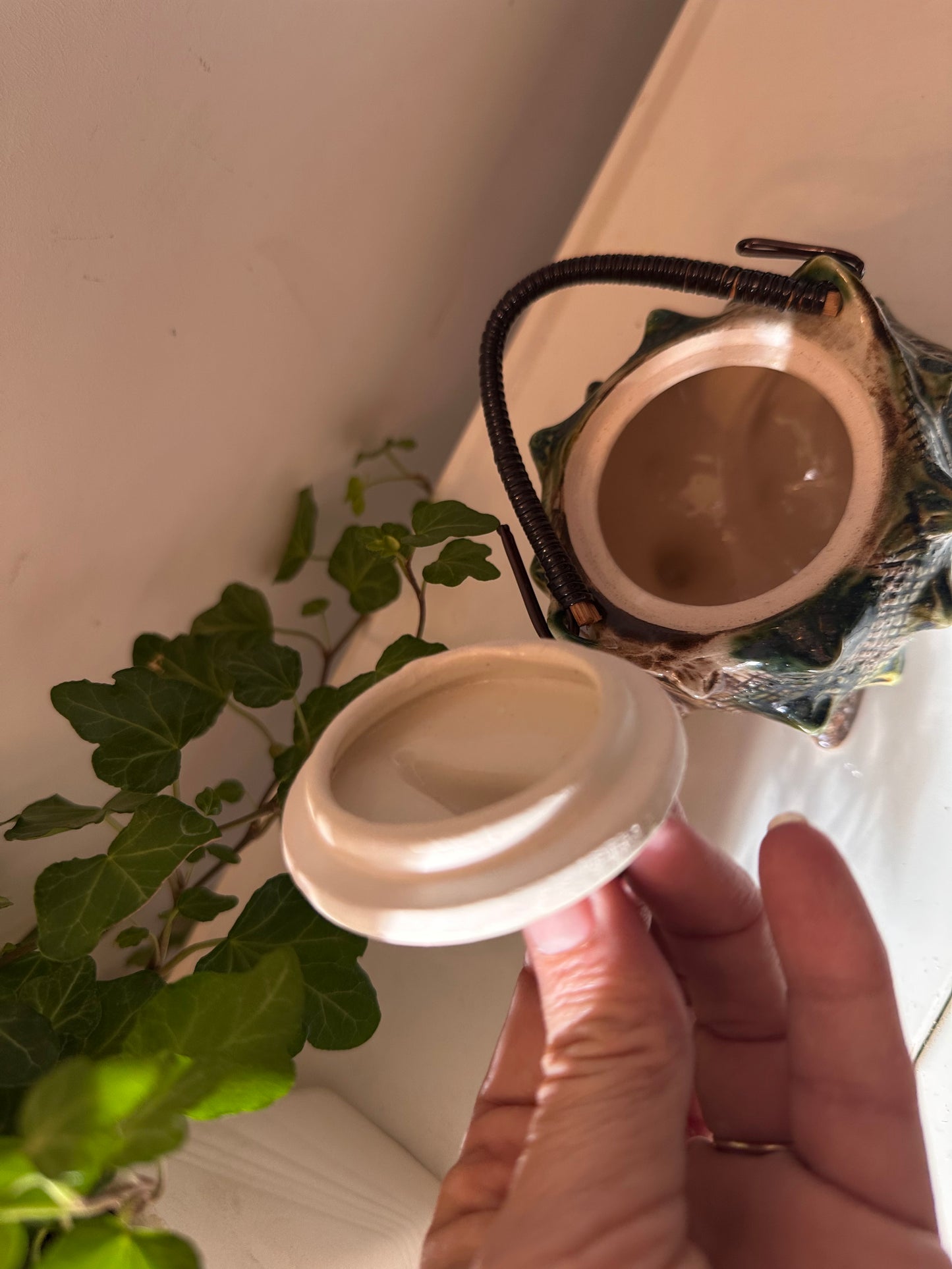 Japans theepotje vorm van schelp