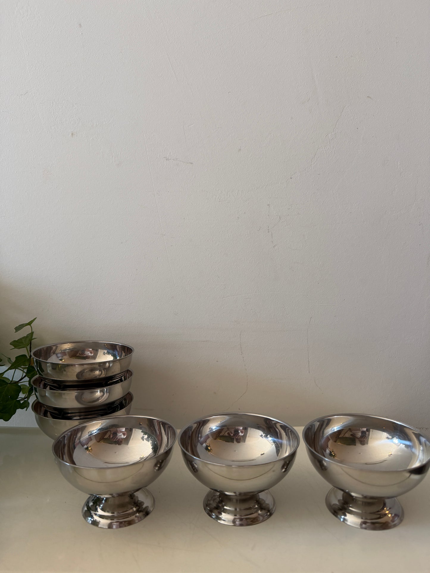 Set van 6 Chrome coupes