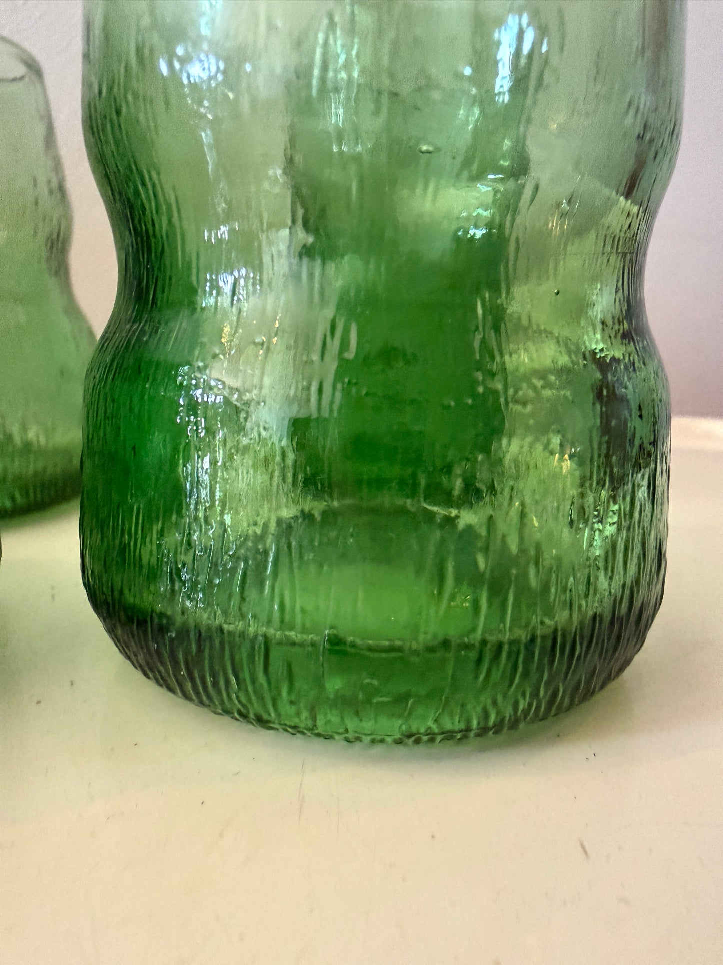 Set van 6 Amaro Averna smaragd groene glazen
