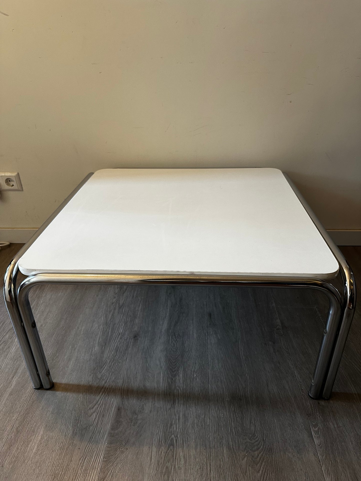 Salontafel buizenframe jaren 70/80