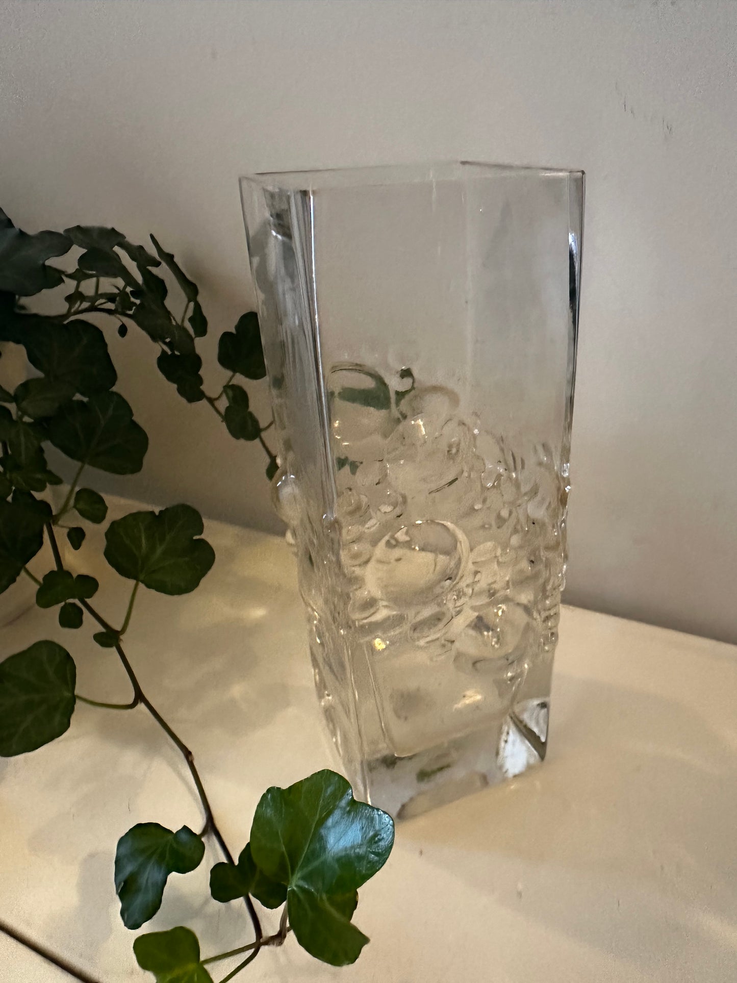 Pop art glazen vaas bubble design