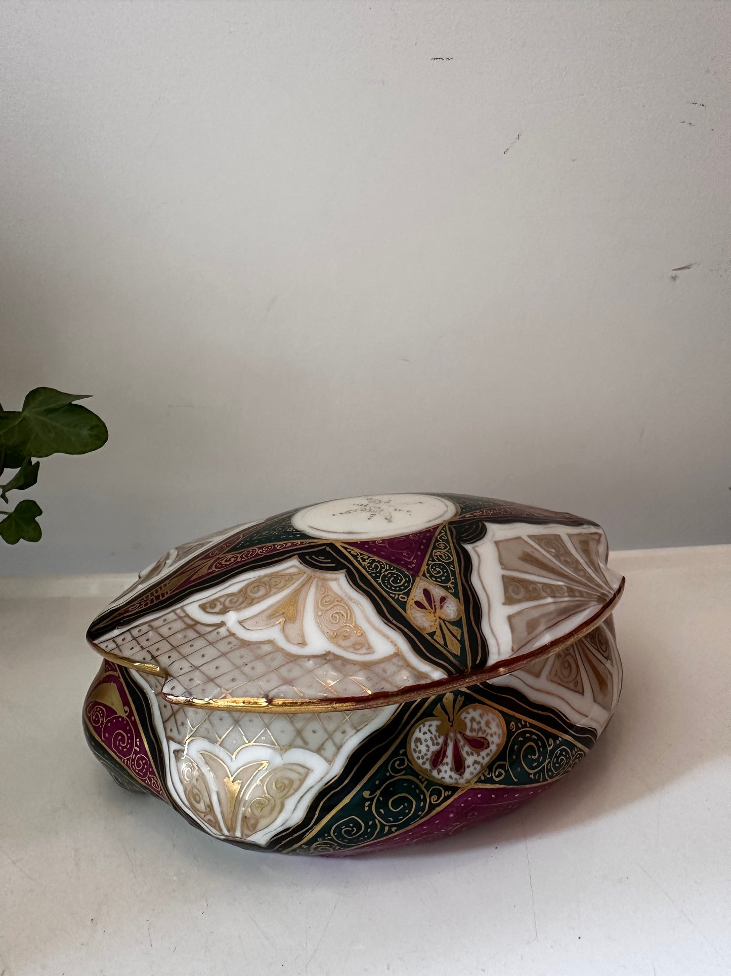 Porseleinen bewaardoosje